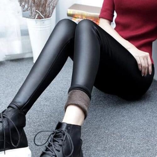 Sutimine Womens Pants Fitnesss Leggings Women Winther Clothing Plus Size Sexy Tights Pants Velvet Thicken Winter Based Legging