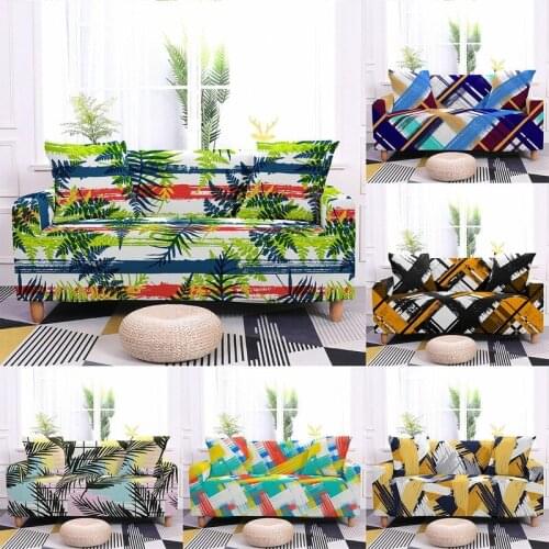 1/2/3/4 Seat Fashion All-inclusive Stretch Sofa Cover Full-cover Dust-proof Sliding Sofa Cover (not Including Pillowcase)