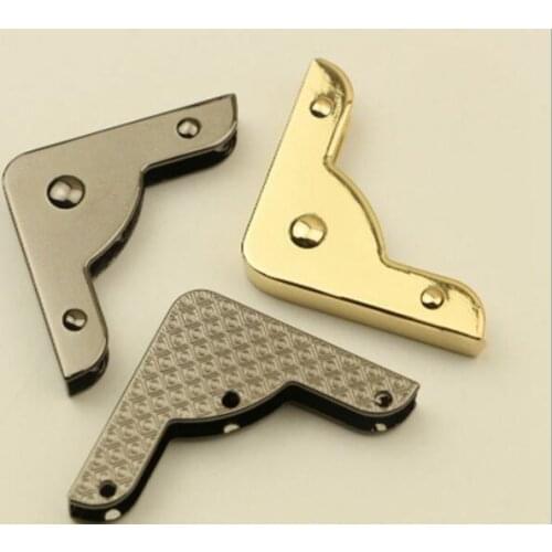 10 pcs/lot) luggage handbag hardware accessories handbag four corner metal protection