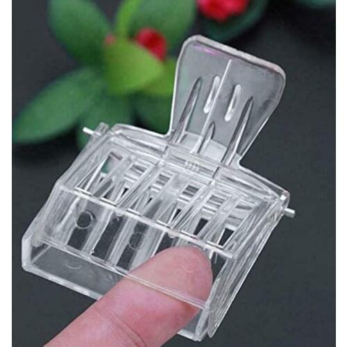 20Pcs Bee Queen Clips Transparent Plastic Queen Bee Cage Catcher Clip Trap Box Beekeeping Tool for Beekeepers