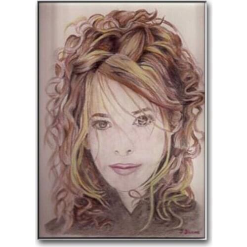 New 5D DIY Diamond Painting Full Square/Round Drill "singer mylene farmer " Embroidery Cross Stitch gift Home Decor Gift