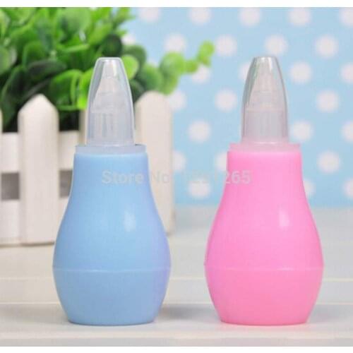 Free Shipping Silicone Baby Children Nasal Aspirator Toddler Nose Cleaner Infant Snot Vacuum Sucker 7QXEI no cover