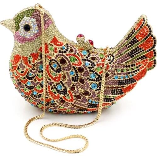 BL016 Luxury diamante evening bags octagon colorful clutch bags women party purse bags crystal sacoche pochette handbags