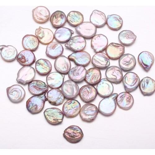 1pcs AA+ Plastic Core Tail Pearl Natural Freshwater Purple Beads For High-Quality Jewelry Making DIY Accessories