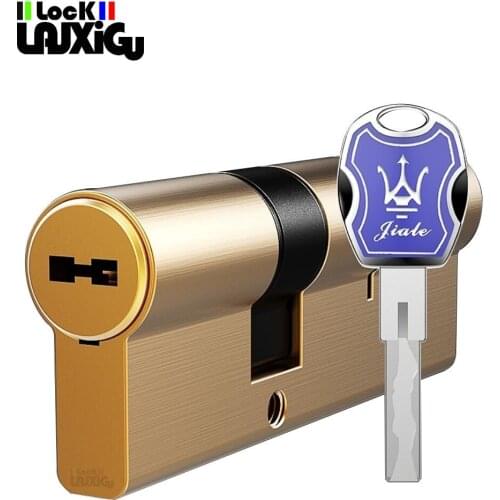 Common lock cylinders Cylinder lock for entrance door Outdoor door lock Cylinder door lock 7 colorful keys Key lock