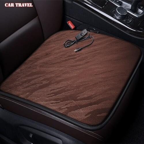 CAR TRAVEL 12V Heated car seat cover for Kia cerato spectra sorento picanto ceed sportage rio K3 K7 K4 K5 Winter Pad Cushions