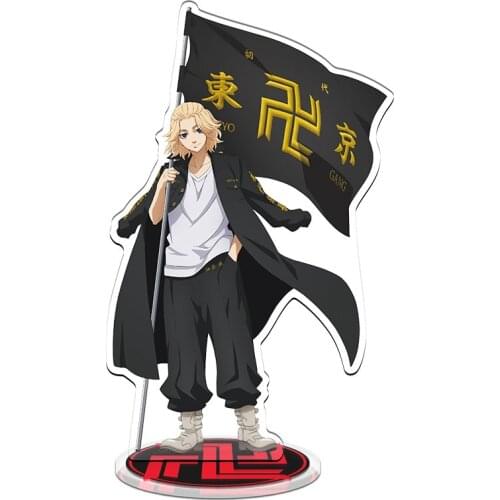Anime Tokyo Revengers Figure Cosplay Acrylic Stands Manjiro Ken Takemichi Hinata Atsushi Model Plate Fans Gift Collection Props