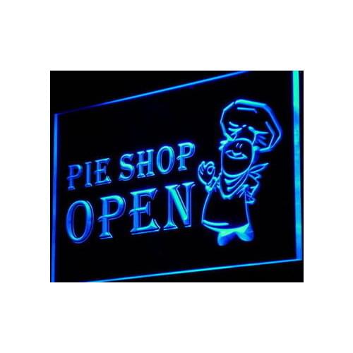 I880 Pie Shop Open Display Fluorescent Light Signs On/Off Switch 20+ Colors 5 Sizes