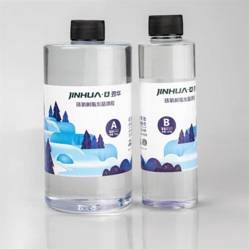 3:1/1:1 AB Epoxy Resin Glue Silicone Measuring Cup Crystal Epoxy Resin Glue Set for Handicrafts Resin Crafts Tools Kit