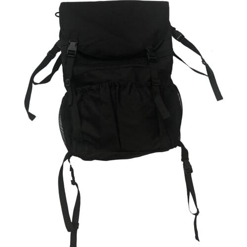 Spare Tire Storage Trash Bag Off Road Recovery Camping Gear Fit Jeep Wrangler TJ JK JKU JL JLU 2007-2020 with Adjustable Straps