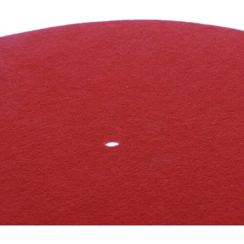 Turntable Mat Slipmat Audiophile 3mm Felt Platter Vinyl Record Players Anti-Vibration Durable Anti-Static