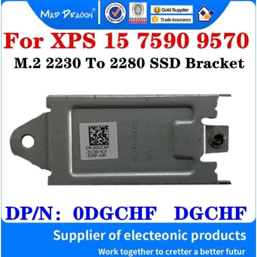 New Original 0DGCHF DGCHF For Dell XPS 15 7590 XPS15 9570 Laptop M.2 2230 SSD To 2280 SSD Disks Adapters Bracket
