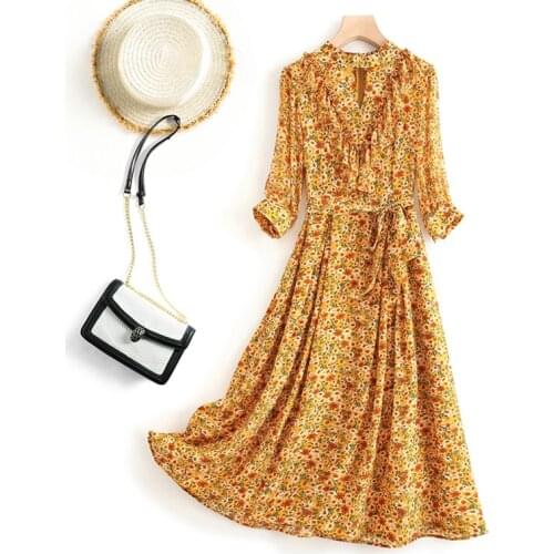 L-hikari Floral Summer Dresses