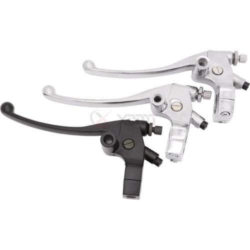 Motorcycle 1'' 25mm Black Chrome Left Clutch Lever For Honda Magna Steed VLX 400/600 Shadow 250 400 600 750 VT600 VT750