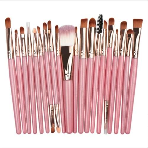 20pcs Makeup Brushes Set Eye Shadow Foundation Powder Eyeliner Eyelash Lip Concealer Blending Make Up Brush Cosmetic Beauty Tool