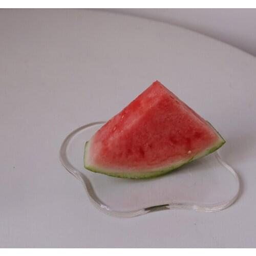 Transparent Coaster Placemat Dinning Table Home Decor Drink Coasters Acrylic Irregular Shape Kitchen Accessories for Cup Plate