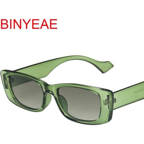 Sweden Brand Designer Small Rectangle Sunglasses Vintage Ins Popupar Pink Brown Green Glasses Women Men PhotoShoot Eyewear Gafas