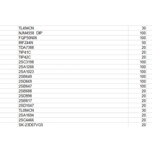 TL494CN NJM4558 DIP TDA7388
