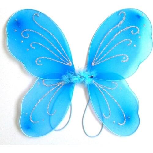 WEIXINBUY Angel Fairy Girls Butterfly Dress Kids Clothes Party Wings U58 Fancy Halloween