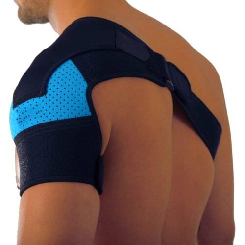 Women Men Shoulder Brace With Pressure Pad Neoprene Shoulder Support Pain Ice Pack Shoulder Compression Sleeve
