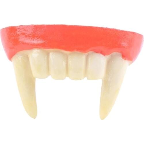 Resin Vampire Teeth Vampire Fangs Dentures Halloween Party Favors Cosplay Prop Decoration Horror Scary Teeth