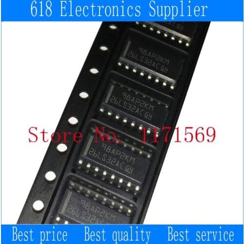 100% New 10pcs/lot AM26LS32ACDR AM26LS32ACD 26LS32AC SOP16