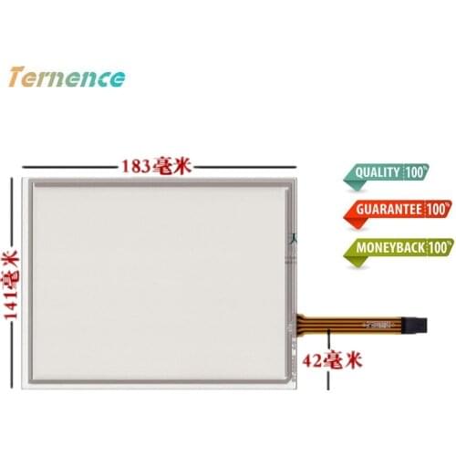8"inch 4 wire resistive screen EJ080NA-05B A touch screen panel Machines industrial equipment Digitizer Glass sensor 141*183mm