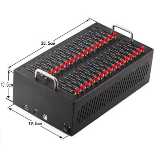 Antecheng new design wavecome 32port Q24PLUS modem pool bulk sms machine send bulk sms mms sms modem pool