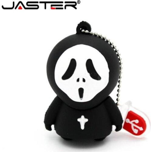 Free shipping horrific ghost USB Flash Drive Pen drive cartoon U disk memory stick pendrive 4GB 8GB 16GB 32GB Halloween gifts