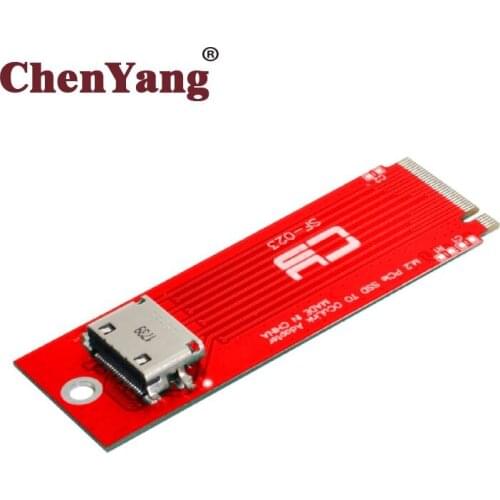 Chenyang PCI-E 3.0 M.2 M-key to Oculink SFF-8612 SFF-8611 Host Adapter for PCIe Nvme SSD 2260