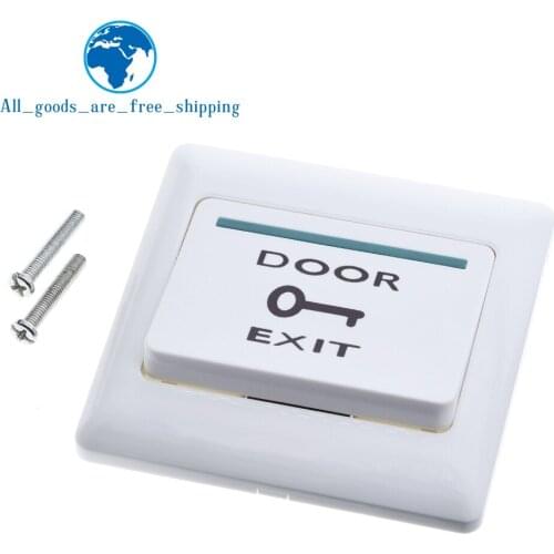 M6 Surface Mounted Entrance Guard Exit Push Button Switch Fire Resistant Material Doorbell 86mm Switch