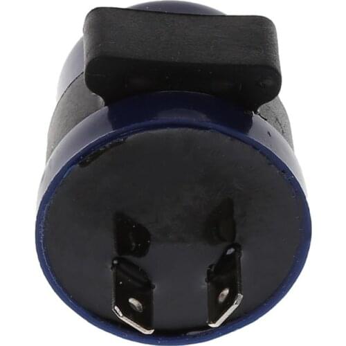 G5AD DC 6V 12V Input Motorcycle Blue Inbuilt Beeper Flasher Turn Signal LED Blinker 2 Pins Motor Buzzer Flasher Relay Indicator