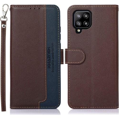 RFID Blocking Leather Shield for Coque Samsung M12 Luxury Case Business Wallet Book Etui Samsung Galaxy M12 Case M 12 Flip Cover