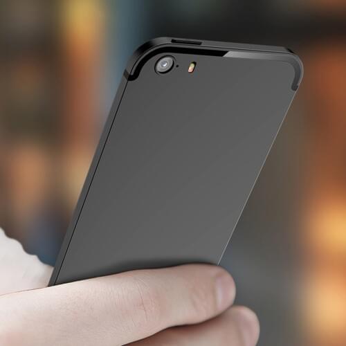 Soft TPU Ultra matte Thin and light case for iphone 5s case cover frosted Shockproof bumper cover for iphone 5s se bumper phone