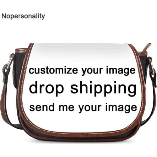 Nopersonality Customize Your Image Name Crossbody Bags Small Female Ladies Shoulder Bags Luxury Teen Girls Messenger Bags