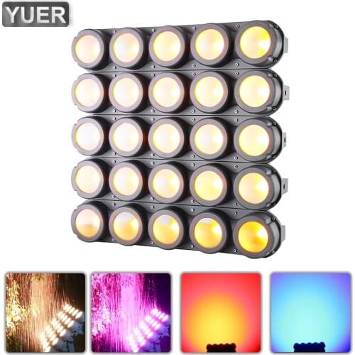 NEW Water Proof IP65 LED COB Matrix Bar 25X30W RGBA Outdoor Stage Architectural Lighting DMX512 ART NET DJ Disco 4/5/21/28/103CH