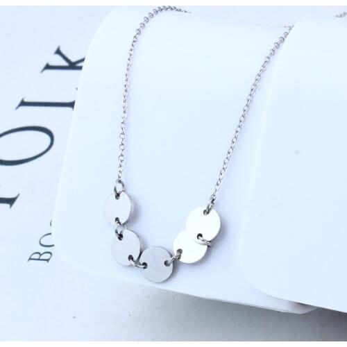 OUFEI Wholesale Necklaces Pendants Stainless Steel Chain Necklace Jewellery Classic Womens Clothing Accessories Fashion Jewelry