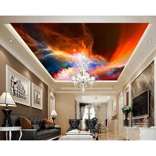 Custom wallpaper universe, abstract the stars for bedroom ceiling wall waterproof vinyl KTV bar papel DE parede
