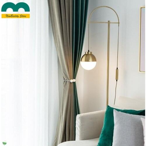 Simple Modern Velvet European Style Living Room Bedroom Solid Color Shading Curtains for Living Room Bedroom