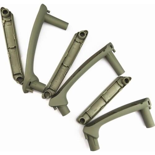 READXT 1Set Gray Car Interior Front&Rear Door Pull Grab Handle Trim Cover Accessories For Passat B5 3B0 867 172 3B0 867 180 A