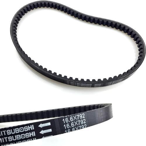 16.6x792 16.6x797 Transmission Drive belt For 2-Stroke Yamaha JOG50 JOG90 3KJ 3YK ZR50 EVO QJ50 2JA Vento ZIP TNG LS49 SKIF 50