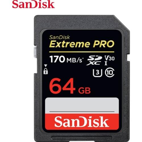 SanDisk SD Card for Camera 80M-170M/s 256GB 128GB 64GB 32GB 16GB Memory Card U3 U1 4K Flash Card for Camera Flash Card SDXC SDHC