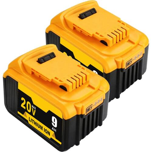 9.0Ah Replacement Li-ion Battery DCB200 DCB180 for Dewalt 20V Power Tools DCB203 DCB184 DCB205 DCB206 18Volt DCD DCF DCG Series