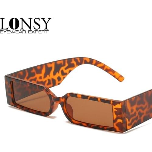 LONSY Retro Square Sunglasses Women Men Oversized Black Style Shades For Lady Big Frame Fashion Brand Sun Glasses Female UV400