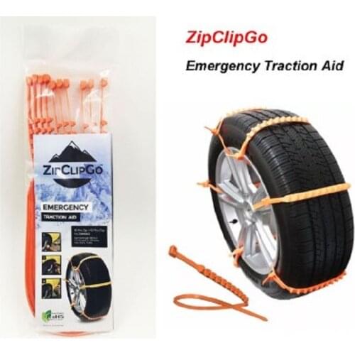 Best Quality New ZipClipGo Life Saver For Car Stuck In Mud Snow Or Ice ZipClipGo Emergency Traction Aid