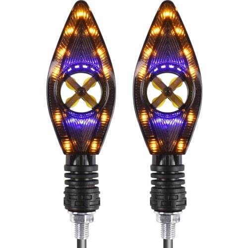 Motorcycle Turn Signal Lights Moto Amber Indicators Flowing Lamp For Z900 ER6N Z800 Z750 Z1000SX CRF 450 CRF XR XL 85 CBR600RR