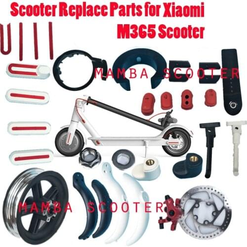 Electric Scooter Parts for Xiaomi M365 MI Fender Kickstand Light Dashboard Mainboard Disc Brakes for Xiaomi M365 Pro Repair Part