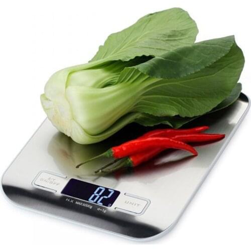 1PC Household 5Kg Kitchen scale Food Diet Postal Scales Balance Measuring Tool Slim LCD Digital Electronic Weighing Scale 350gE