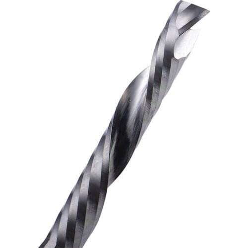 10PCS set 1/8 UP DOWN Cut 3.175mm single Flutes wood working Router bit compression cnc engraving milling cutter