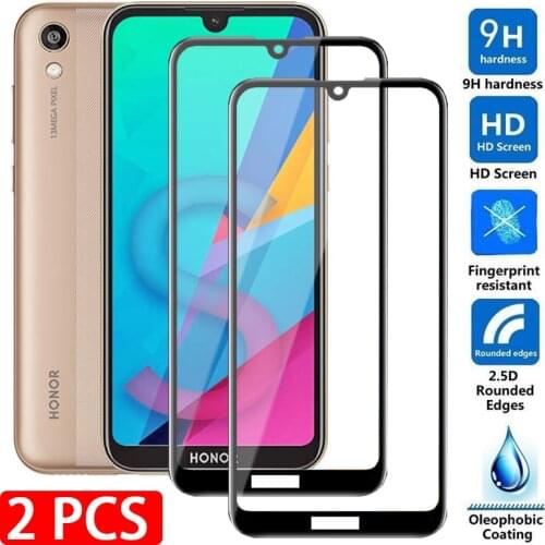 2 pcs honor8s full screen protector protective glass for Huawei Honor 8S Prime 8 S safsty glas tempered film on honor8 s 8sprime